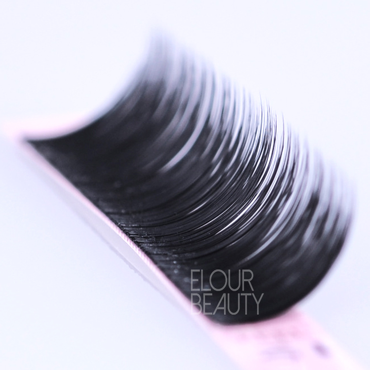 One second pre made fan volume rapid eyelash extensions manufacturer China EL18